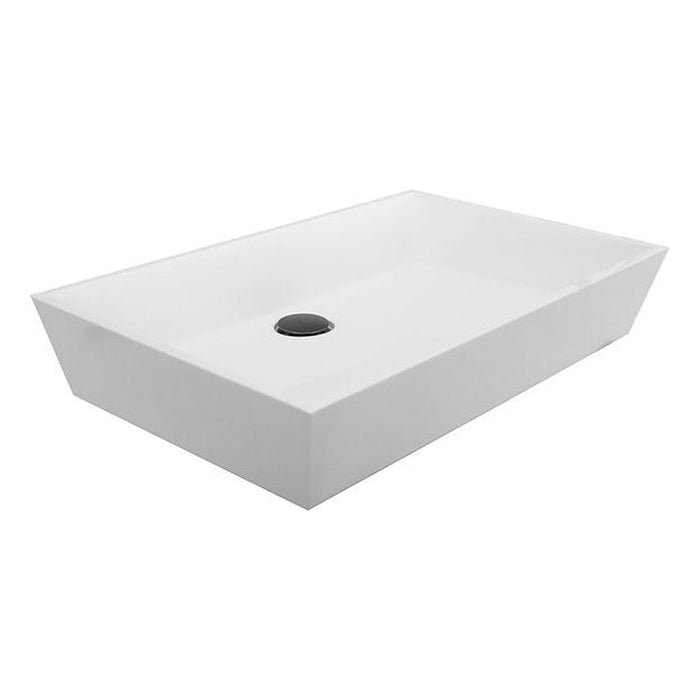 Glacier Stone Trough Sinks Nantucket Sinks Rectangle White Glacierstone Sink NS-GSTR24