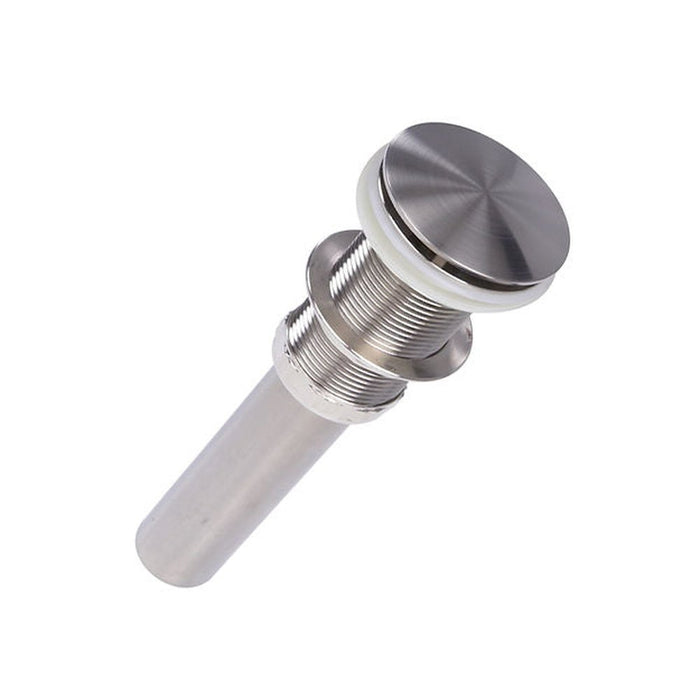 Nantucket Sinks' Brushed Nickel Finish Umbrella Drain NS-UDBN