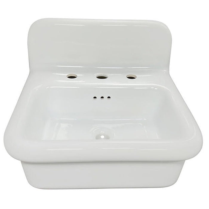 Victorian Collection Nantucket Sinks Fireclay 30's Style Sink in all White