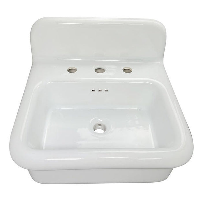 Victorian Collection Nantucket Sinks Fireclay 30's Style Sink in all White