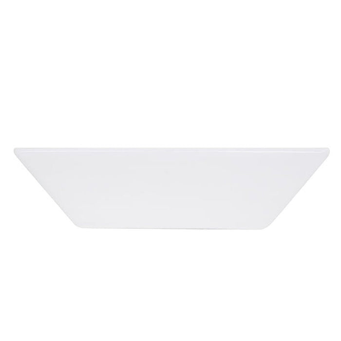 Brant Point Collection Nantucket Sinks Square Tapered White Vessel Sink NSV109