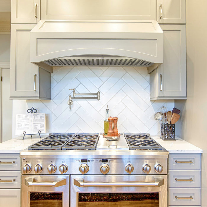 36“ Range Hood Insert, Ultra Quiet Stainless Steel 6" Ducted with 600 CFM Powerful Suction-NX-19IL-36