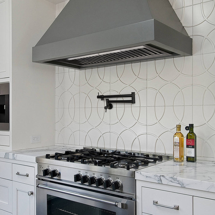 36“ Range Hood Insert, Ultra Quiet Stainless Steel 6" Ducted with 600 CFM Powerful Suction-NX-19IL-36