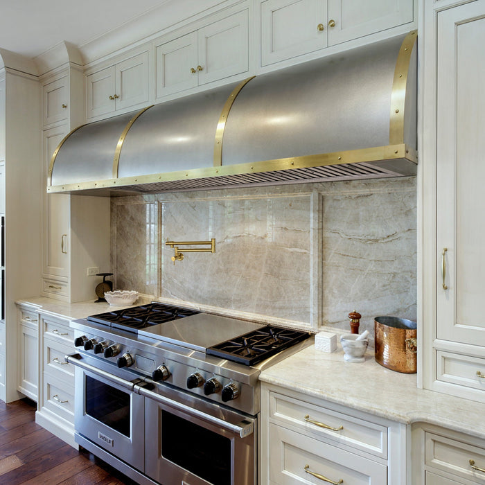 60“ Range Hood Insert, Ultra Quiet Stainless Steel 8" Ducted with 600 CFM Powerful Suction-NX-19IL-60