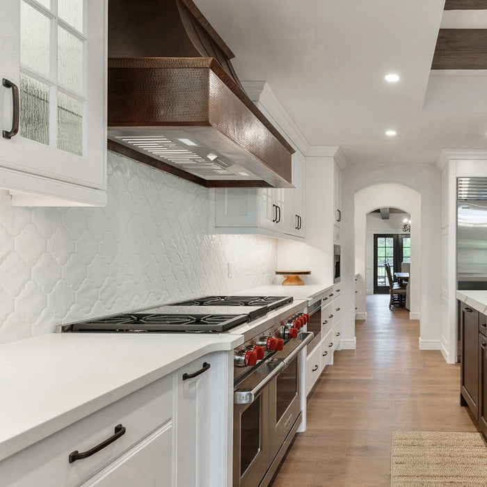 36“ Range Hood Insert, 600 CFM Built-in Stainless Steel Kitchen Hood with LED Lights - NX-HOOD-36