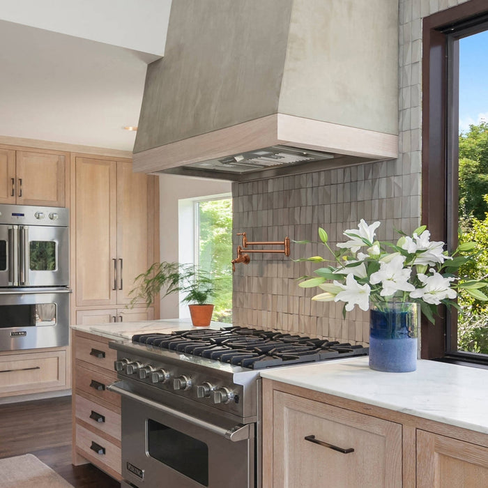 36“ Range Hood Insert, 600 CFM Built-in Stainless Steel Kitchen Hood with LED Lights - NX-HOOD-36