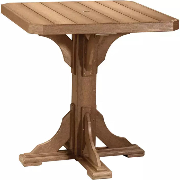 LuxCraft 41" Bar Height Square Table