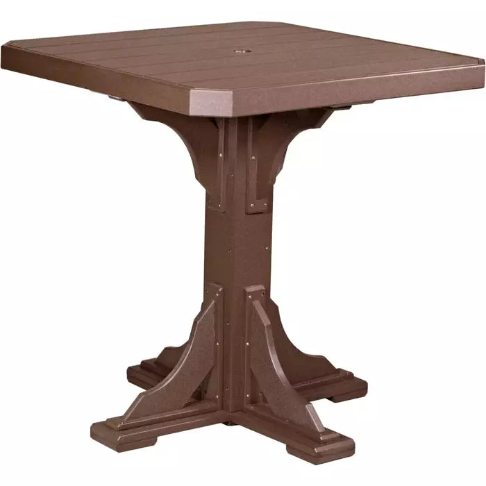 LuxCraft 41" Bar Height Square Table