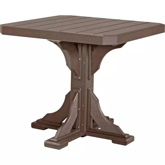 LuxCraft 41" Counter Height Square Table