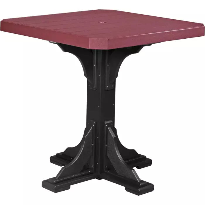 LuxCraft 41" Bar Height Square Table
