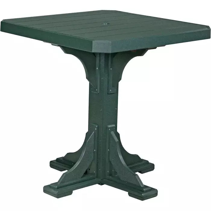 LuxCraft 41" Bar Height Poly Square Table