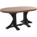 LuxCraft 4' x 6' Counter Height Oval Table