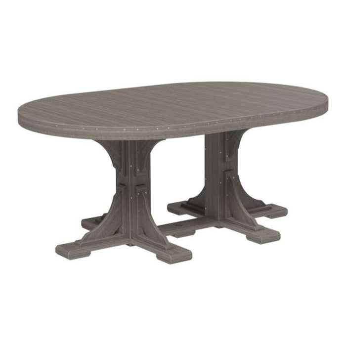 LuxCraft 4’x 6’ Bar Height Oval Table