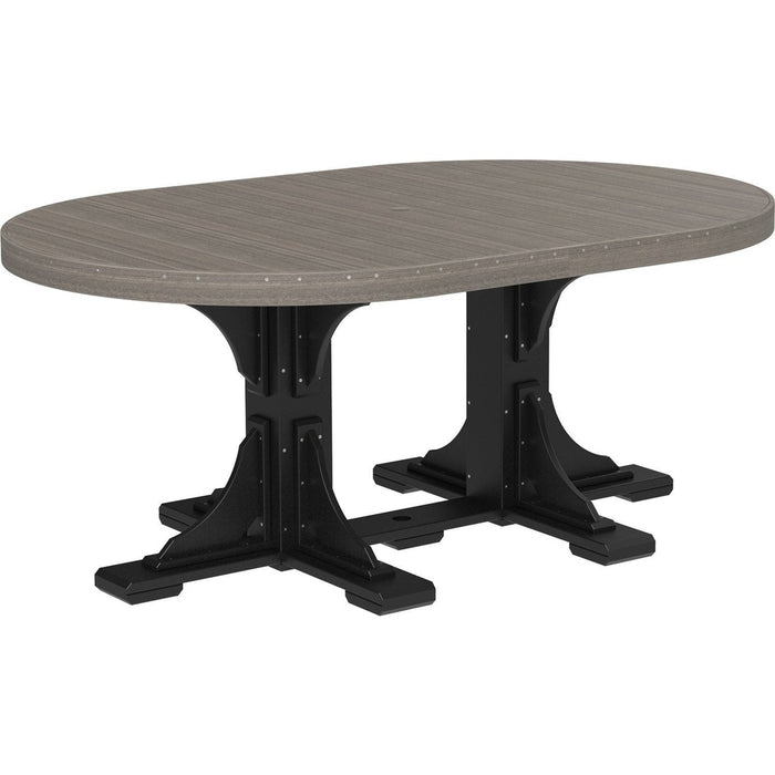 LuxCraft 4' x 6' Counter Height Oval Table