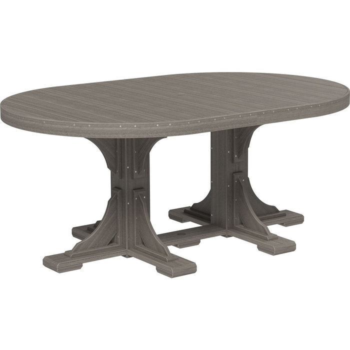 LuxCraft 4' x 6' Counter Height Oval Table