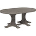 LuxCraft 4' x 6' Counter Height Oval Table