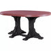 LuxCraft 4' x 6' Counter Height Oval Table