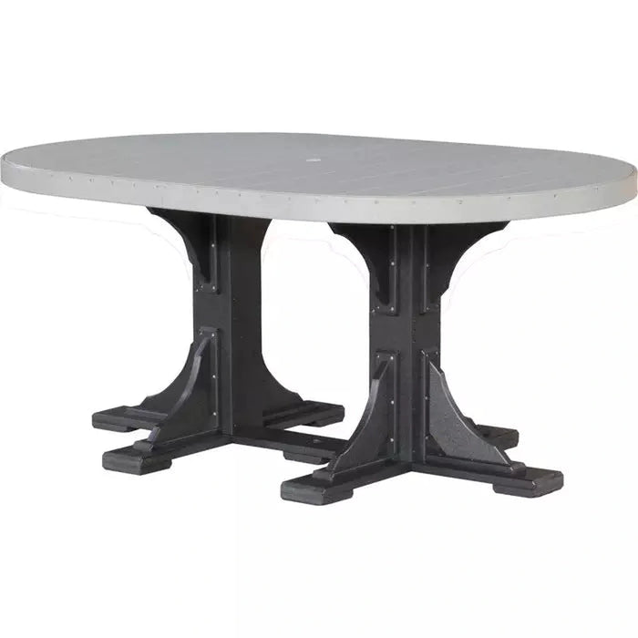 LuxCraft 4' x 6' Counter Height Oval Table