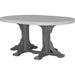 LuxCraft 4' x 6' Counter Height Oval Table