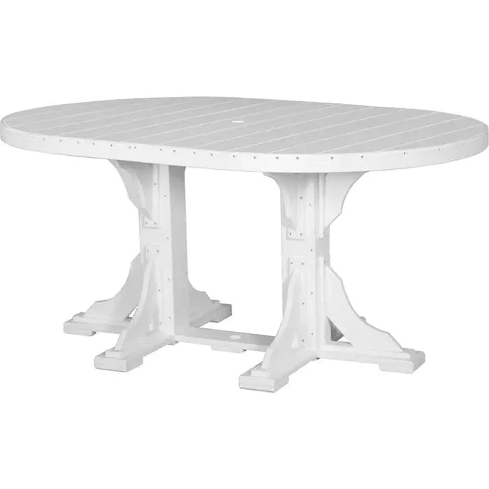 LuxCraft 4' x 6' Counter Height Oval Table