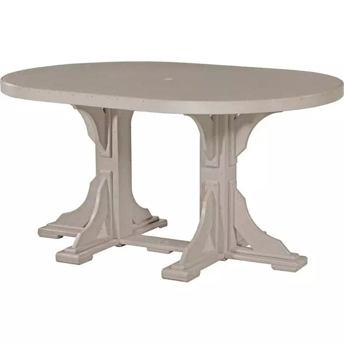 LuxCraft 4' x 6' Counter Height Oval Table