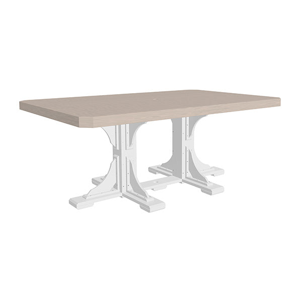LuxCraft 4' x 6' Dining Height Rectangular Table