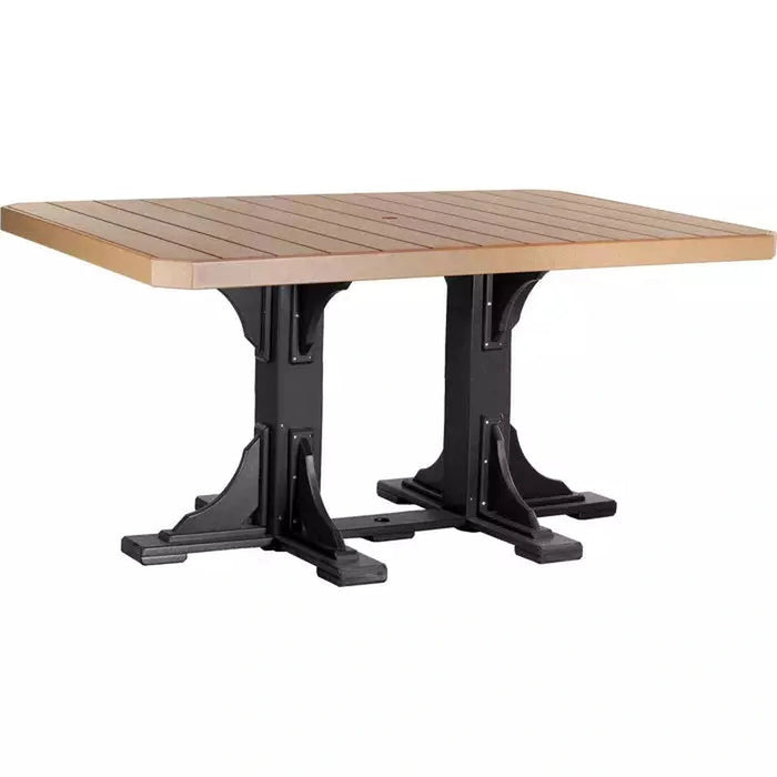 LuxCraft 4' x 6' Bar Height Rectangular Table