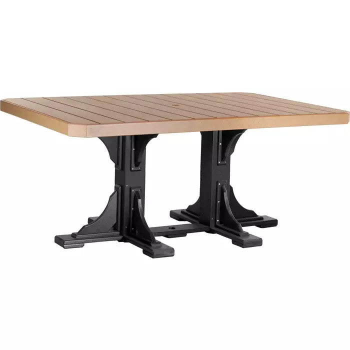 LuxCraft 4' x 6' Counter Height Rectangular Table
