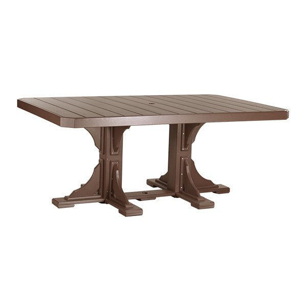 LuxCraft 4' x 6' Dining Height Rectangular Table