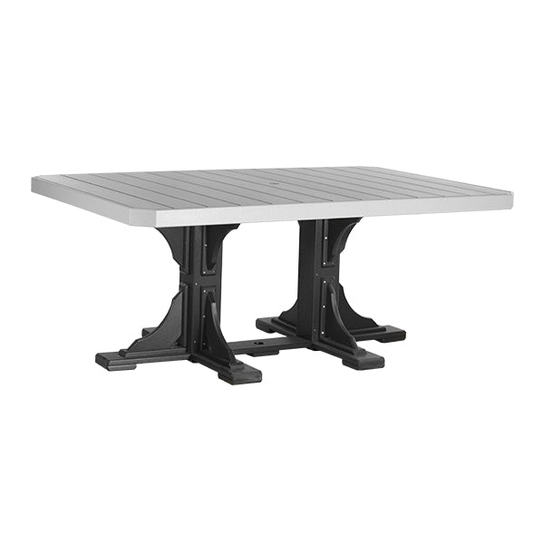 LuxCraft 4' x 6' Dining Height Rectangular Table