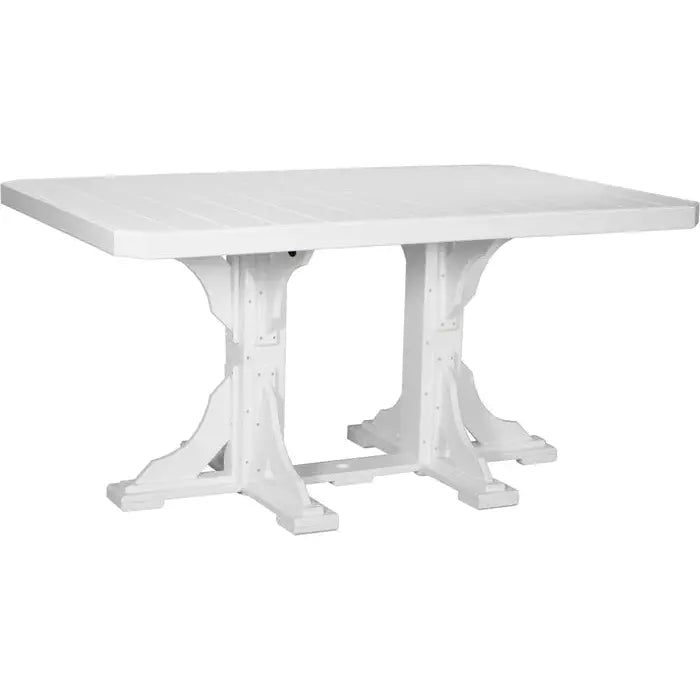 LuxCraft 4' x 6' Counter Height Rectangular Table