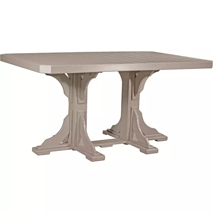 LuxCraft 4' x 6' Counter Height Rectangular Table