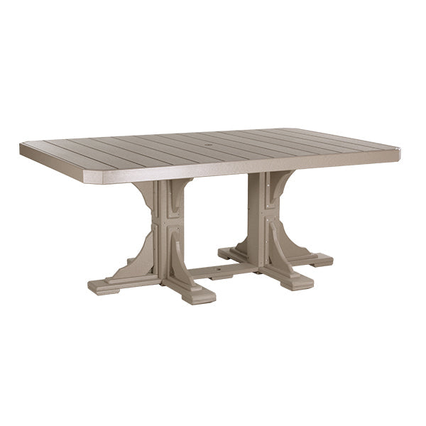 LuxCraft 4' x 6' Dining Height Rectangular Table