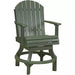 LuxCraft Counter Height Adirondack Swivel Chair