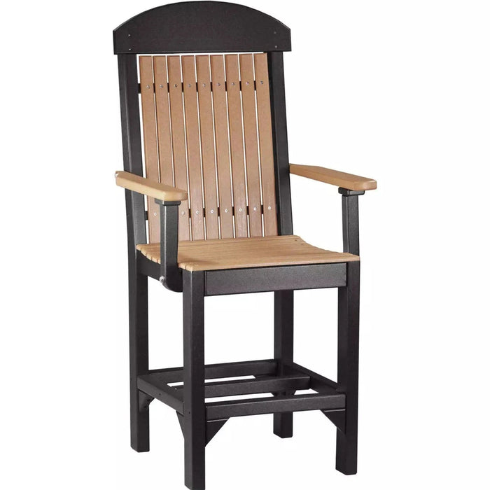 LuxCraft Counter Height Captain Chair