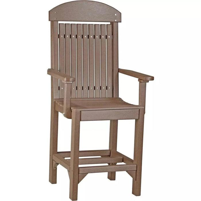 LuxCraft Counter Height Captain Chair