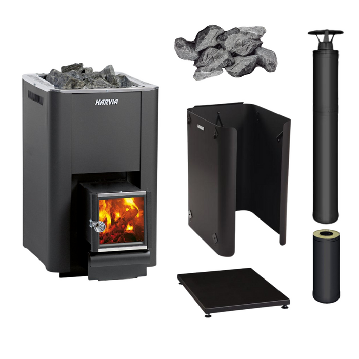 Harvia PRO Series 20 SL 24.1kW Sauna Stove Package