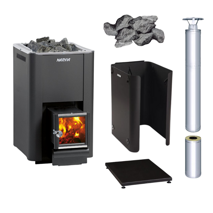 Harvia PRO Series 20 SL 24.1kW Sauna Stove Package