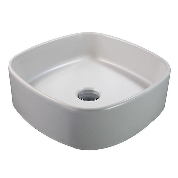 Regatta Collection Nantucket Sinks Italian Fireclay Square Vanity Sink RC4033MW