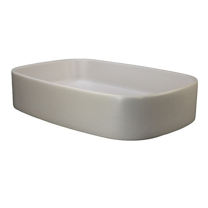 Regatta Collection Nantucket Sinks Italian Fireclay Rectangular Vanity Sink RC6044MW