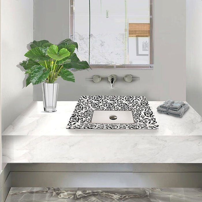 Regatta Collection Nantucket Sinks La Maddalena Italian Fireclay Vanity Sink