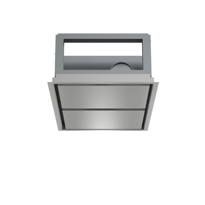 FORNO Arezzo 44-Inch Recessed Ceiling Range Hood, Dual Motors, 1200 CFM, Hybrid Filters, Remote Control
