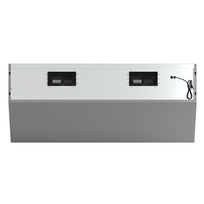 Forno Savona 60-Inch Wall Mount Range Hood, Hybrid Filters, Backsplash Included