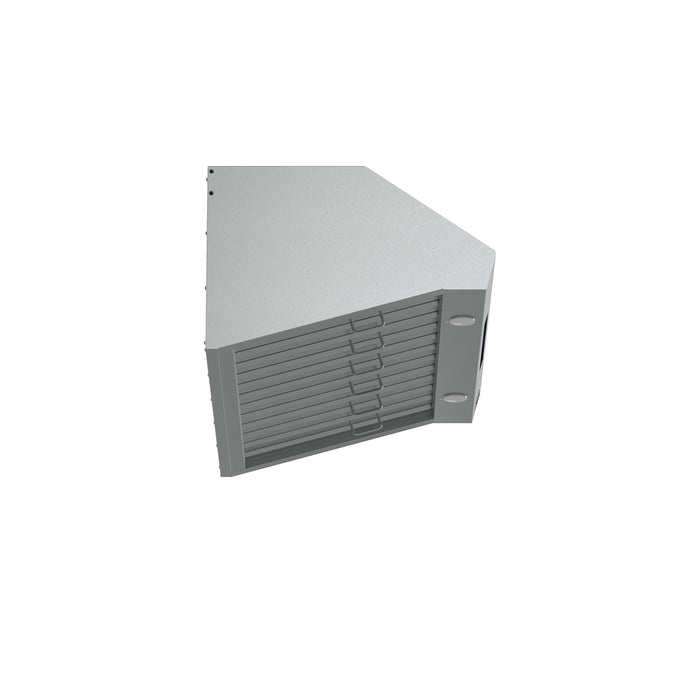 Forno Palazzo 36-Inch Wall Mounted Range Hood, Stainless Steel, Heavy Duty Baffle Filters, Remote Control
