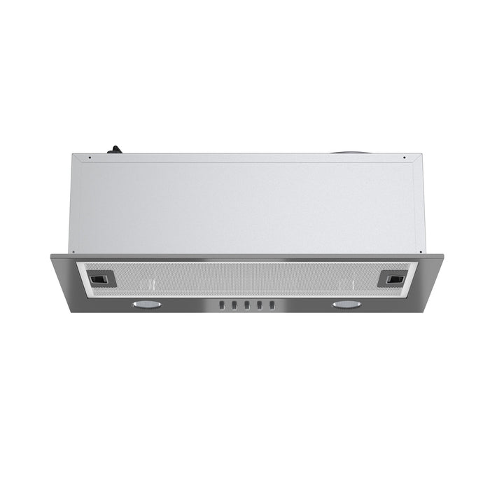 FORNO Giacomo Under Cabinet 22-Inch Insert Range Hood in Stainless Steel, 170 CFM, Aluminum Filter, Energy Efficient