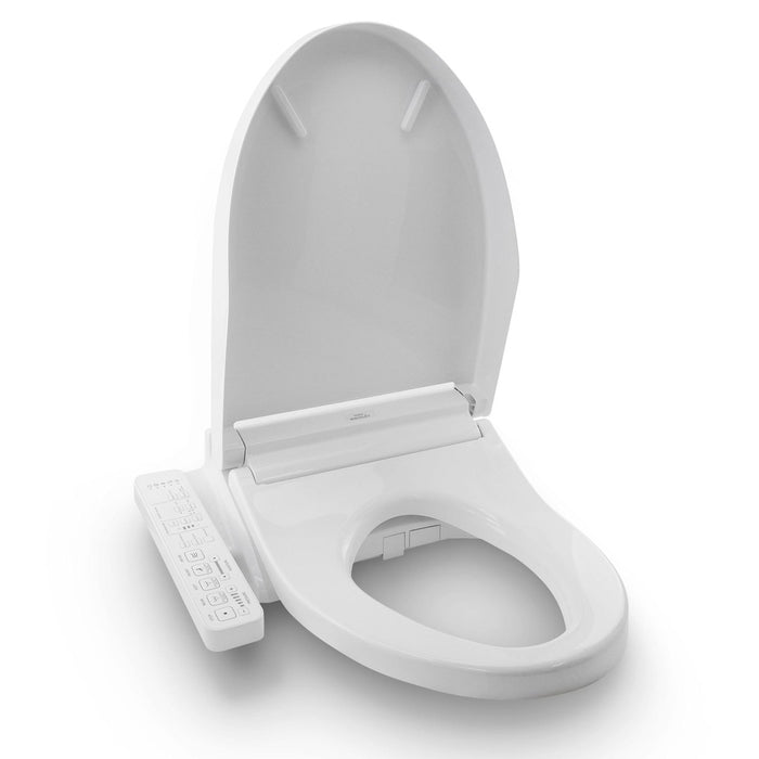 TOTO Washlet C2 Electronic Bidet Toilet Seat with PREMIST and EWATER+ Wand Cleaning, Elongated, Cotton White