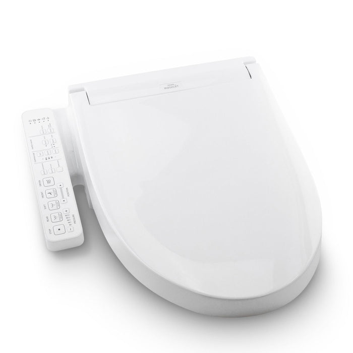 TOTO Washlet C2 Electronic Bidet Toilet Seat with PREMIST and EWATER+ Wand Cleaning, Elongated, Cotton White