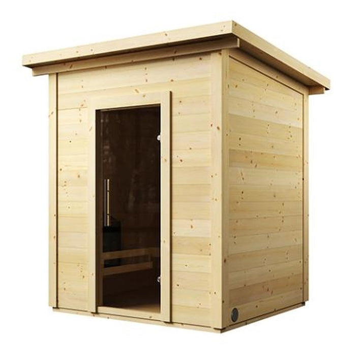 SaunaLife 4-Person Outdoor Home Sauna Kit Model G2