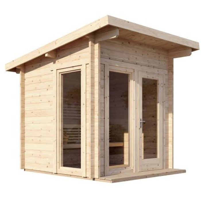 SaunaLife 6-Person Outdoor Home Sauna Kit GARDEN G4