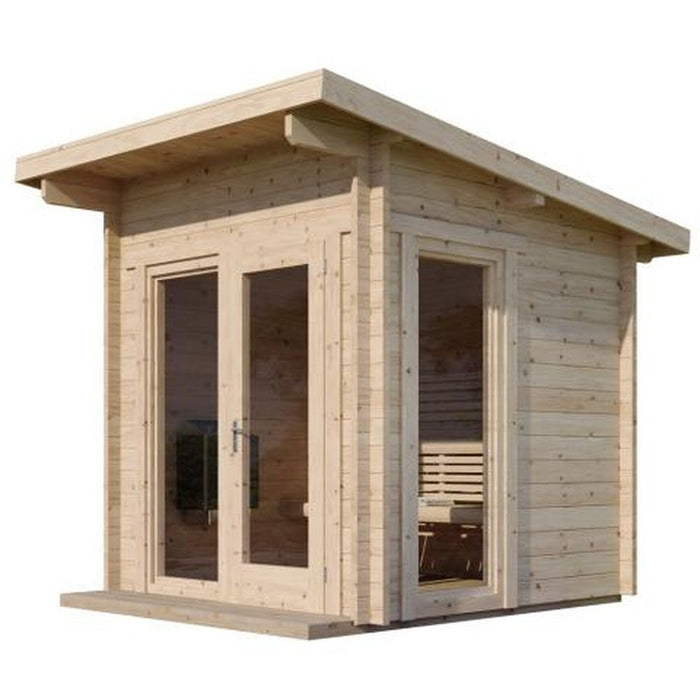 SaunaLife 6-Person Outdoor Home Sauna Kit GARDEN G4